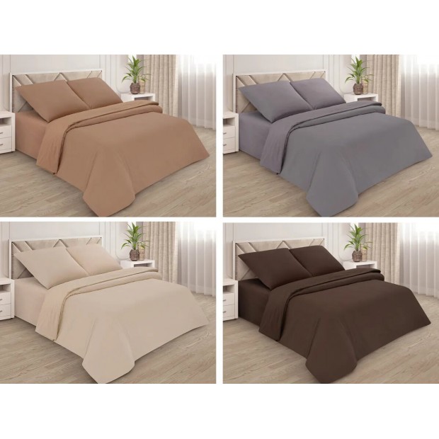 Пододеяльник 2сп 175х214 поплин однотонный