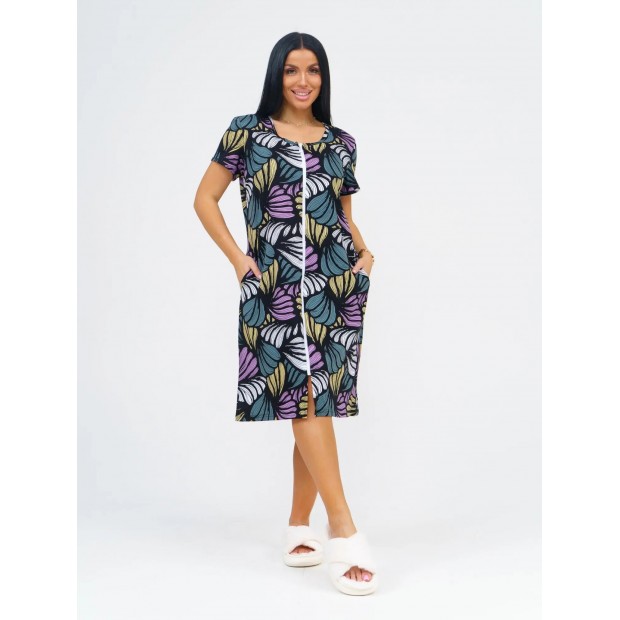 Пальма(фиолет) халат