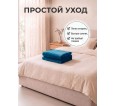 Бирюзовый плед флис - small1