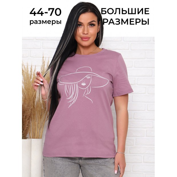 Миледи(лиловый) футболка женская