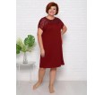 Катрин(бордо) сорочка ночная - small