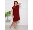 Катрин(бордо) сорочка ночная - small2