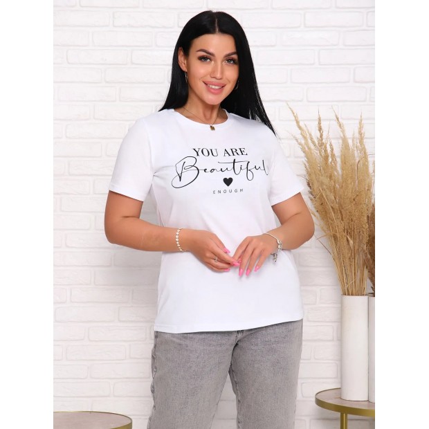 Рита(белый) футболка женская