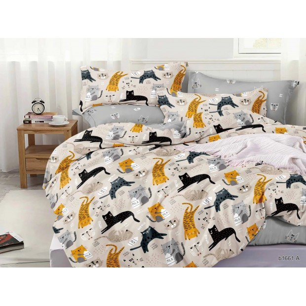 Котики КПБ поплин подростковый