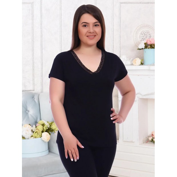 Милена-2 (черный) футболка