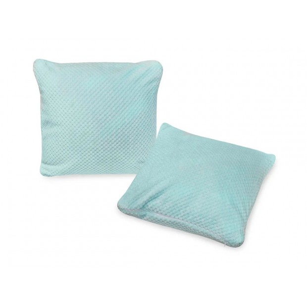 Волна (мята) наволочка декор. велсофт