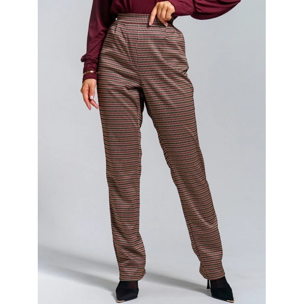 Камелия (бордо) Брюки