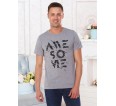 Стив (меланж) футболка - small