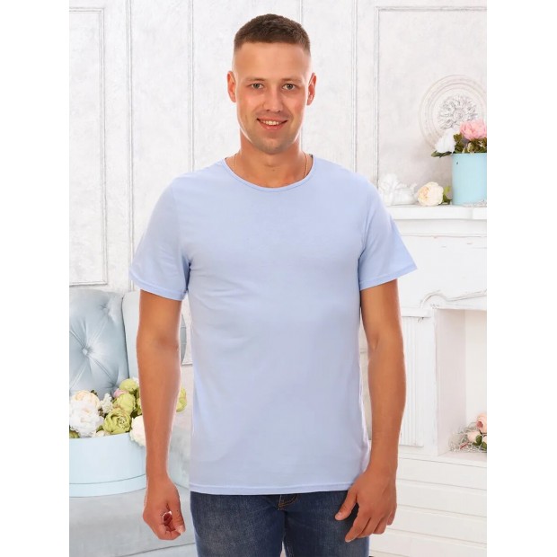Марк (голубая) футболка мужская