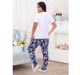 Латифа (цветы) Брюки - small2