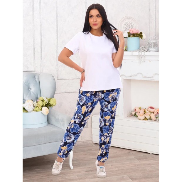 Латифа (цветы) Брюки