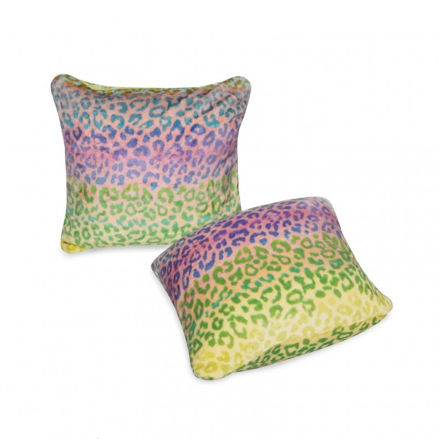 Радуга наволочка декоративная велсофт