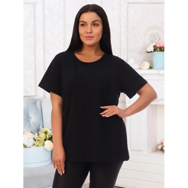 База (чёрный) футболка женская