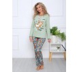 Корги плюс(олива) лонгслив+брюки - small8