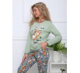 Корги плюс(олива) лонгслив+брюки - small5