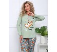 Корги плюс(олива) лонгслив+брюки - small4