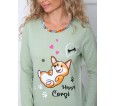 Корги плюс(олива) лонгслив+брюки - small3