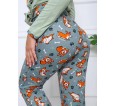 Корги плюс(олива) лонгслив+брюки - small1