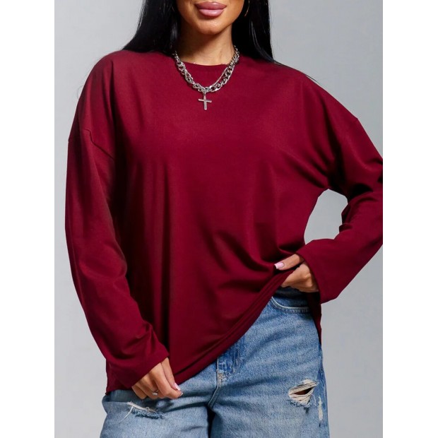 Лика(бордо) лонгслив