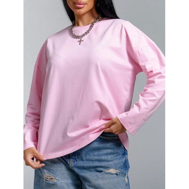 Лика(розовый) лонгслив