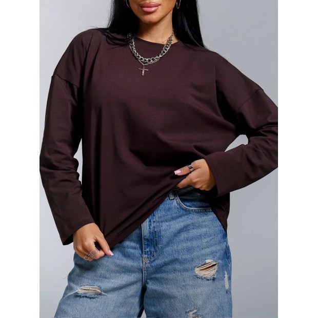 Лика(шоколад) лонгслив