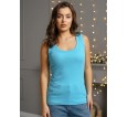 Мия(бирюзовый) майка женская - small
