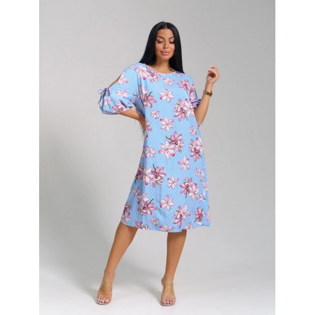 Лилия(голубой) платье