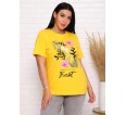 Рита(жёлтый) футболка женская - small1
