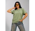 Оливия(олива) футболка - small3