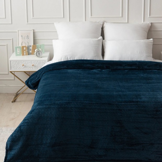 Океан(полночь) плед велсофт