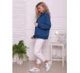 Фора(индиго) толстовка - small1