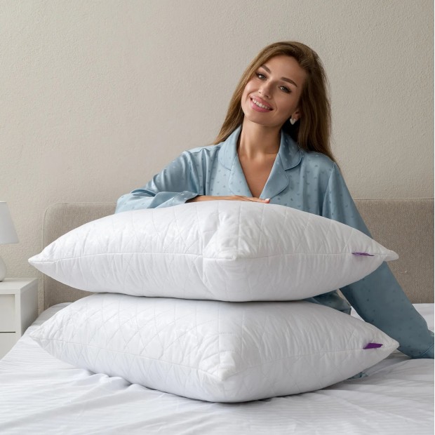 Комплект подушек микрофибра у/степ (бел.) 2шт