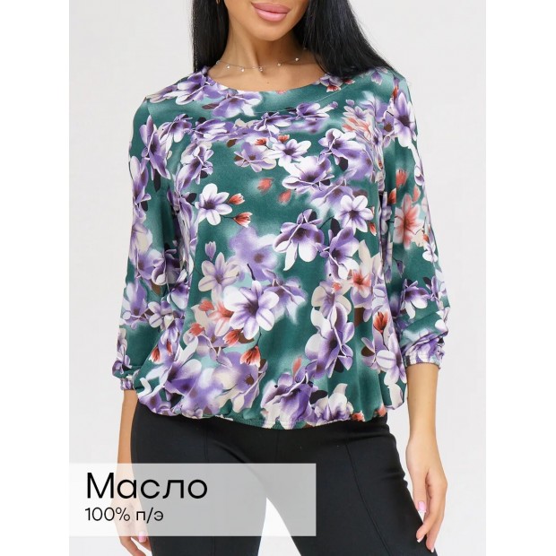 Фиалка(голубой) блузка