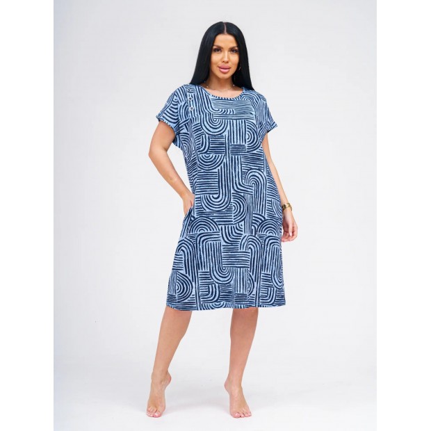 Грета(индиго) туника