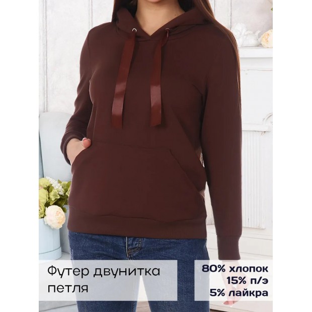 Жанна (шоколад) толстовка (джемпер)