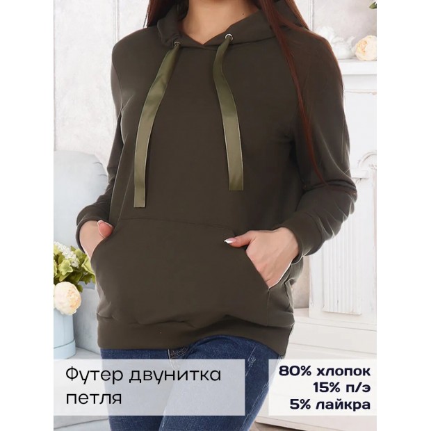 Жанна (хакки) толстовка (джемпер)