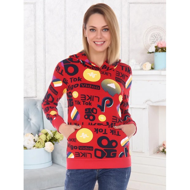 Сабрина (красная) толстовка