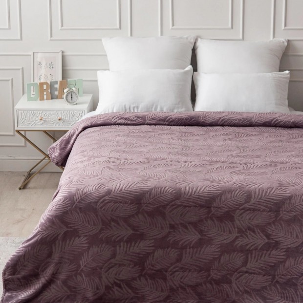 Веточки (сух. роза) плед велсофт