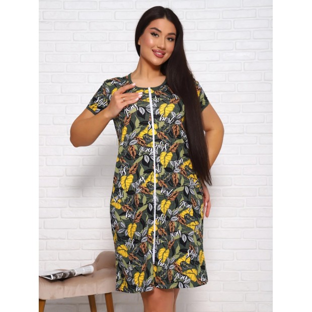 Грация (листья) халат