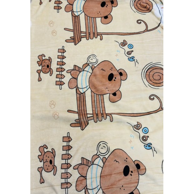 Мишутка плед велсофт (тубус)