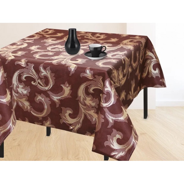 Шоколад Скатерть+салфетка 30*30(6шт) трикот