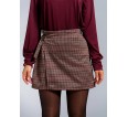 Джульетта (бордо) юбка-шорты - small