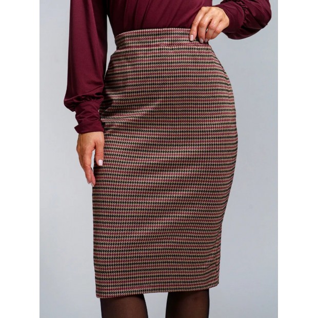 Лорен (бордо) юбка