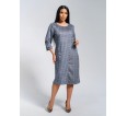 Регина (серое) платье - small16