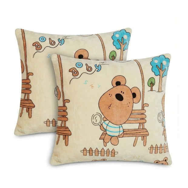 Мишка Бобби наволочка декоративная велсофт