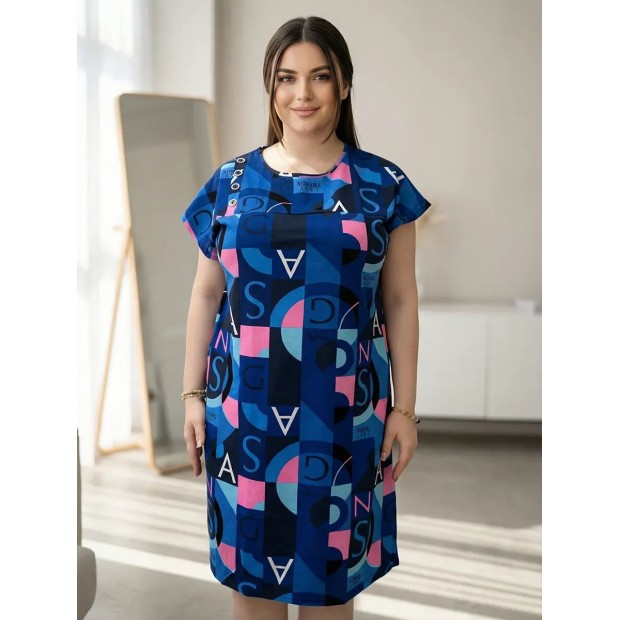 Грета(синий) туника