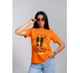 Миранда(оранжевый) футболка женская - small2