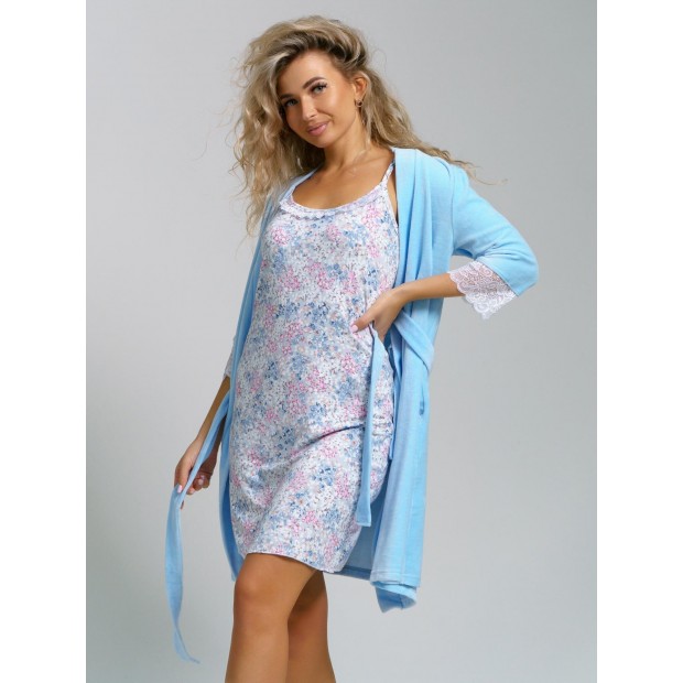 Соблазн(голубой) комплект