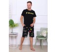 Молния-2 (чёрный) комплект (футболка+шорты) - small8