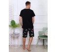 Молния-2 (чёрный) комплект (футболка+шорты) - small5